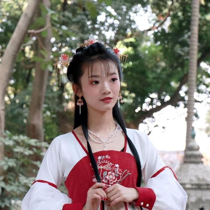 赤楓の美 チャイナ髪飾り