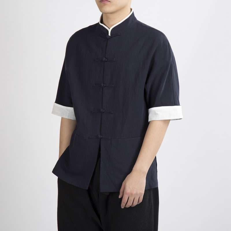 チャイナ服 リネン エレガント シャツジャケット