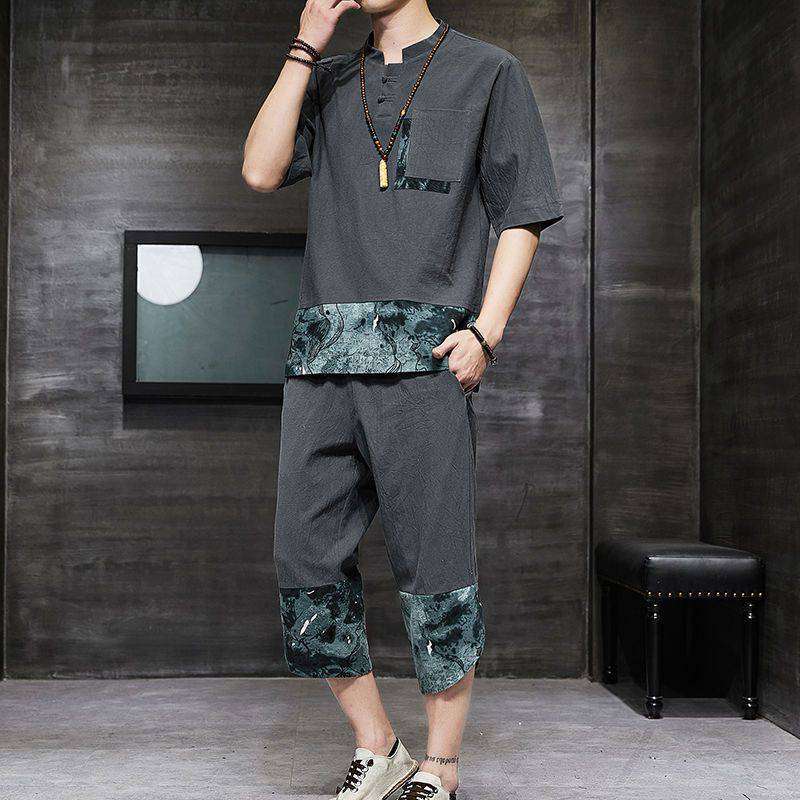 チャイナ服 メンズ セットアップ