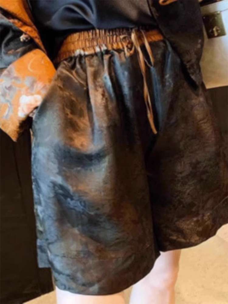 チャイナ服 ブラック ゴージャス ブラウス
