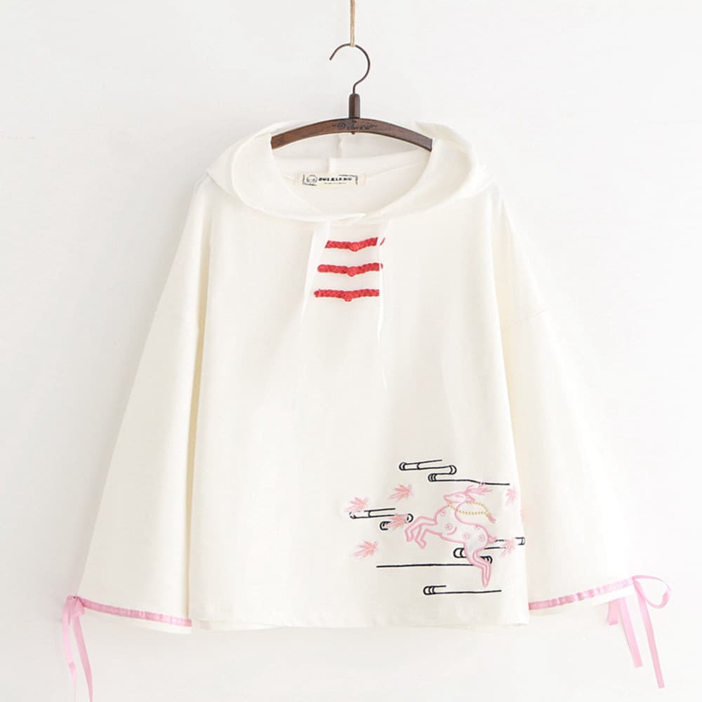チャイナ服 チャイナデザイン入り プルオーバー チャイナパーカー