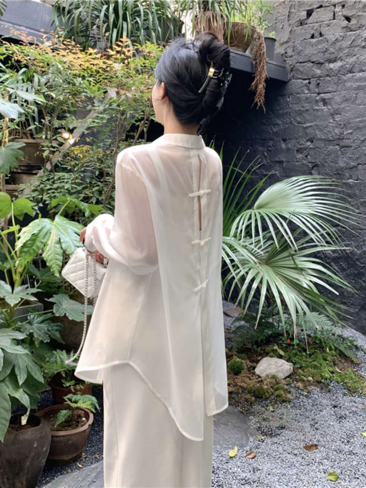 チャイナ服 サマー チャイナ おしゃれ 長袖 チャイナカーディガン