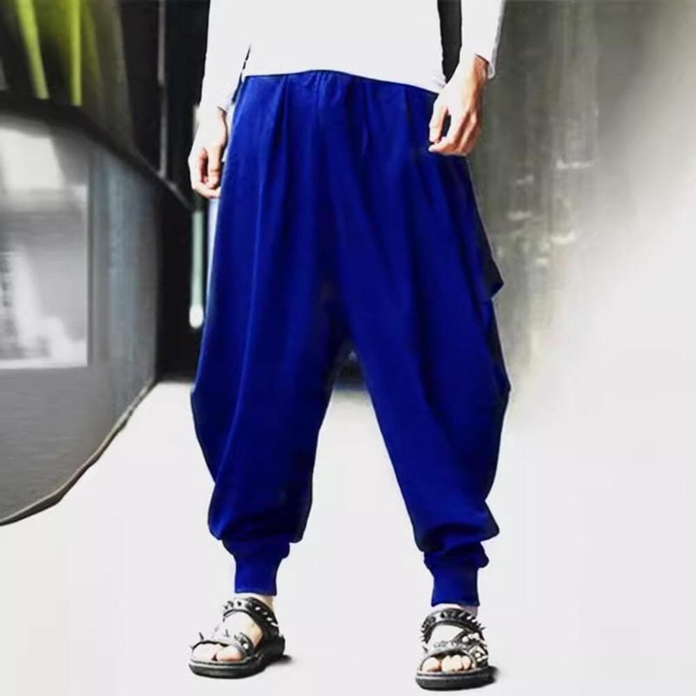 チャイナ服 レトロカジュアル ルーズサルエルパンツ メンズチャイナ