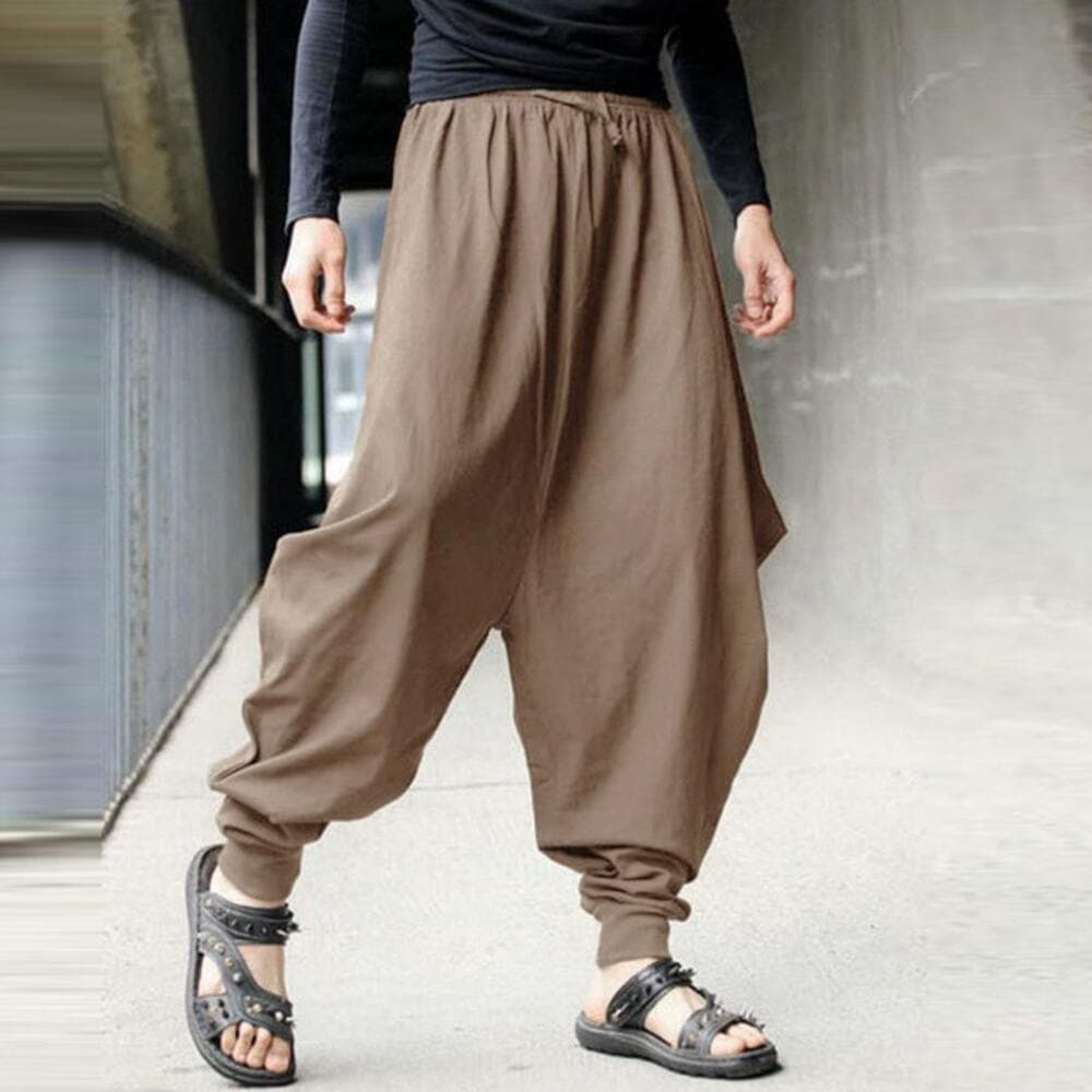 チャイナ服 レトロカジュアル ルーズサルエルパンツ メンズチャイナ