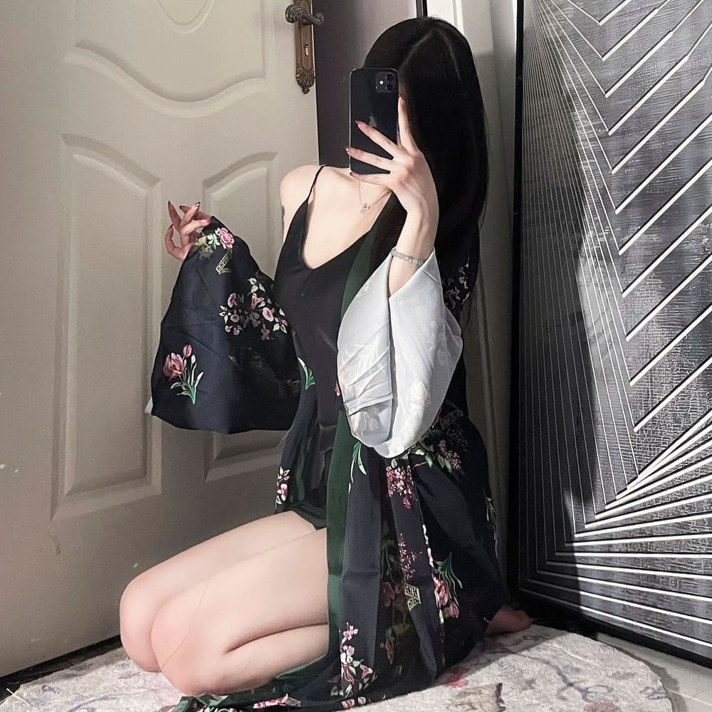 チャイナ服 セクシー シルク チャイナパジャマ