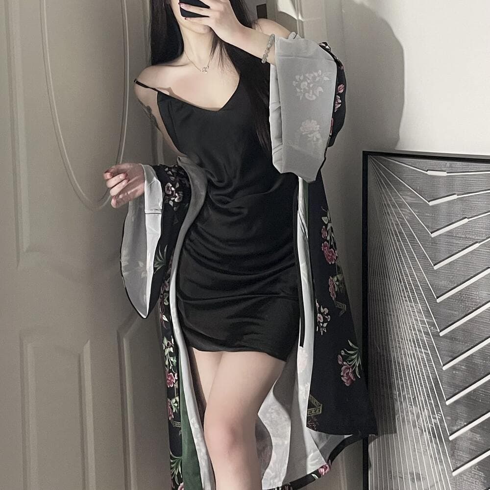 チャイナ服 セクシー シルク チャイナパジャマ