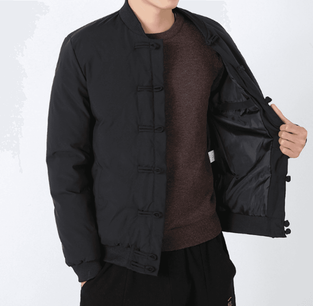 チャイナ服 中綿ジャケット メンズチャイナ