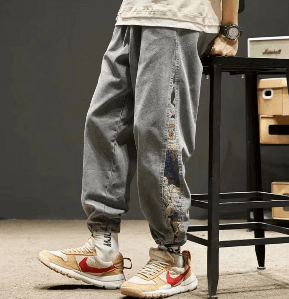 チャイナ服 チャイナデニム メンズチャイナ