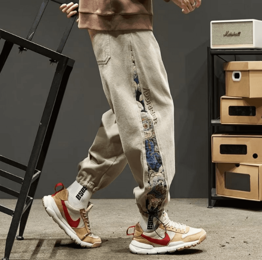 チャイナ服 柄 チャイナパンツ メンズチャイナ