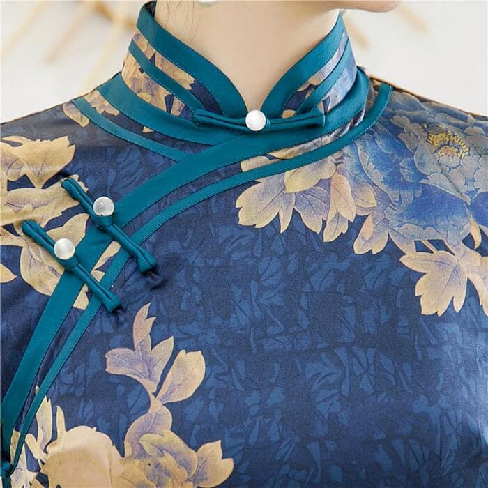 チャイナ服 ボタン柄 チャイナドレス