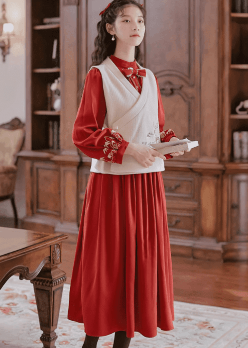 チャイナ服 アートレトロチャイナワンピース