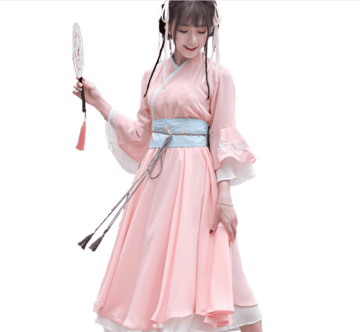 チャイナ服 クロスネックスカート チャイナワンピース