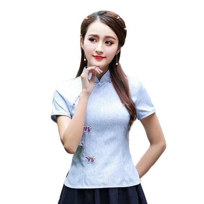 チャイナ服 民族 デザイン チャイナシャツ