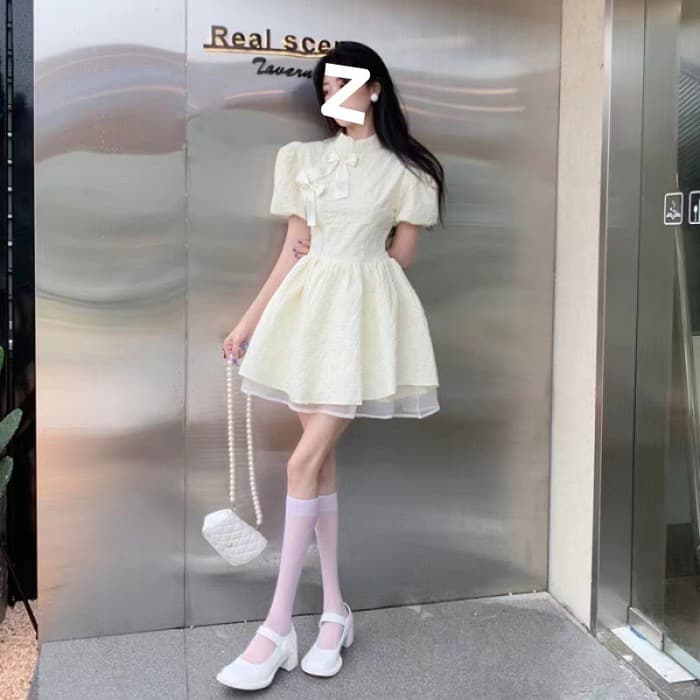 中華ロリータ チャイナドレス風ミニワンピース