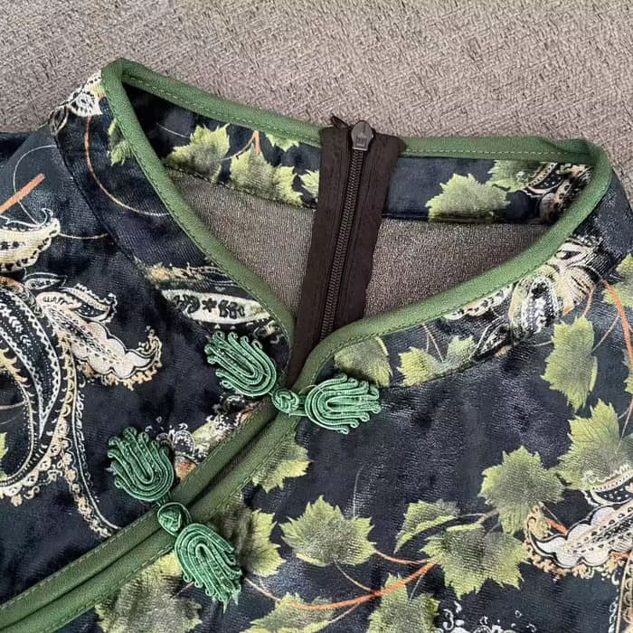 チャイナ服 グリーン チャイナドレス