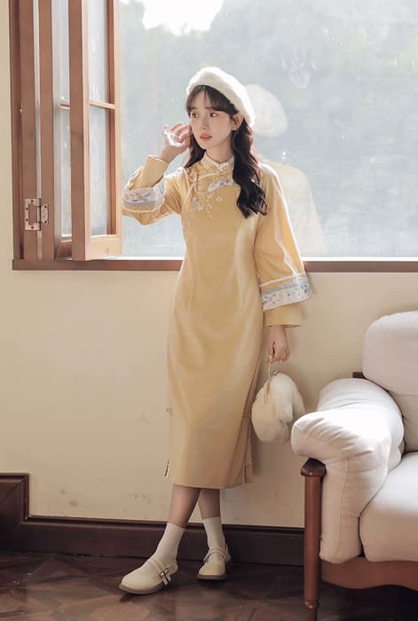 チャイナ服 クール シルエット チャイナドレス