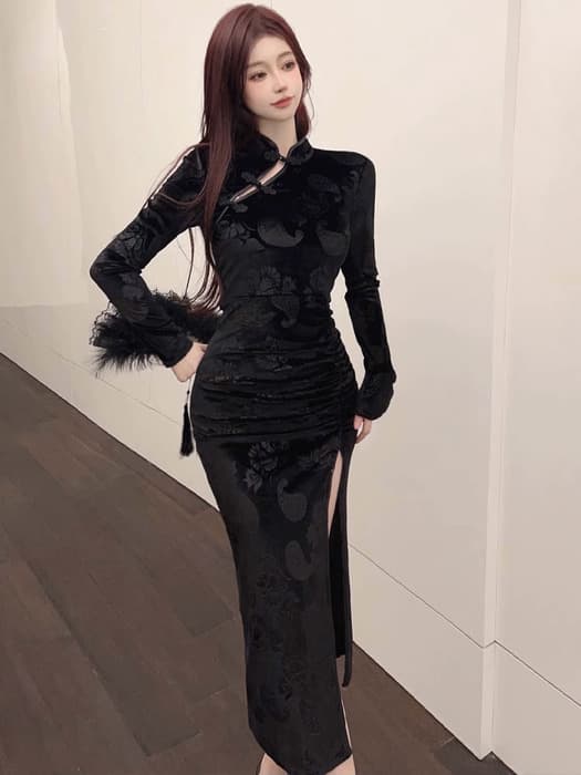 チャイナ服 大人のセクシーチャイナドレス