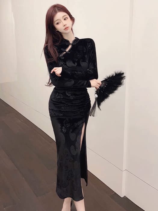 チャイナ服 大人のセクシーチャイナドレス