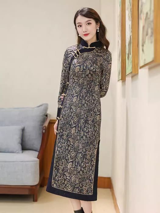 チャイナ服 クラシカルなチャイナワンピース