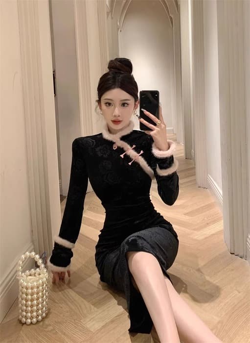 チャイナ服 シック チャイナドレス