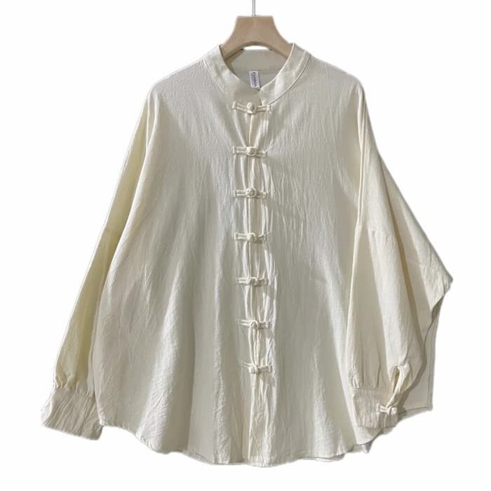 チャイナ服 オーバーサイズなチャイナブラウス