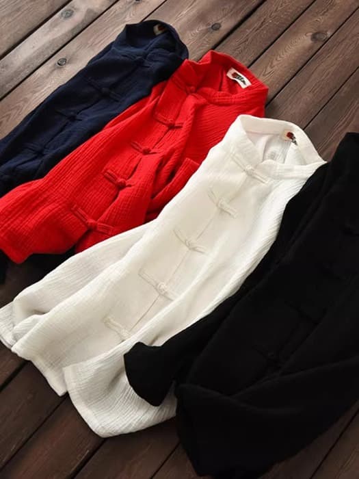 チャイナ服 レトロカラーで着やすいチャイナシャツ