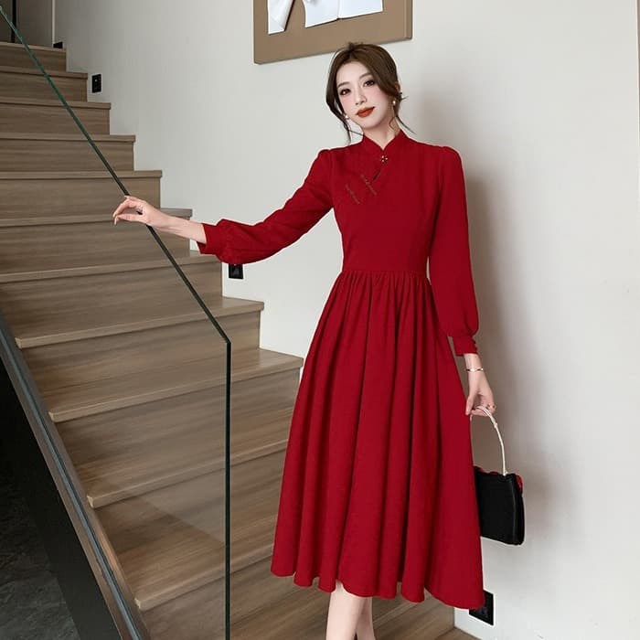 チャイナ服 クラシカルチャイナワンピース
