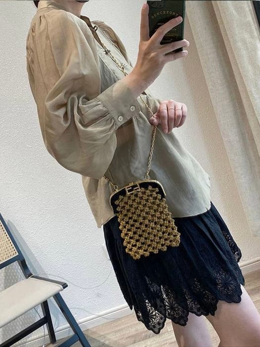チャイナ服 カジュアルラフパフスリーブトップス 普段着