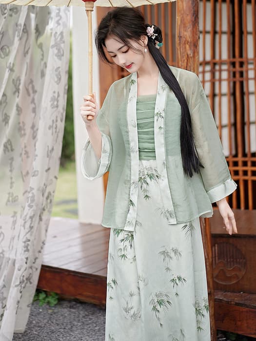 チャイナ服 チャイナデザインプリント レトロチャイナワンピース