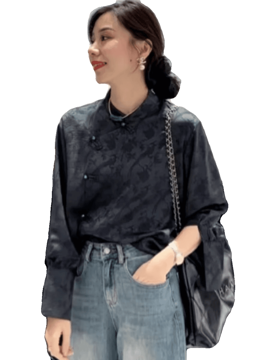 チャイナ服 チャイナカラー ブラウス
