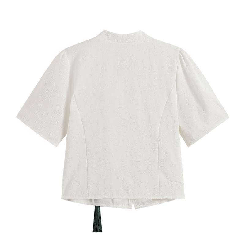 チャイナ服 モダンチャイナ風デザイントップス