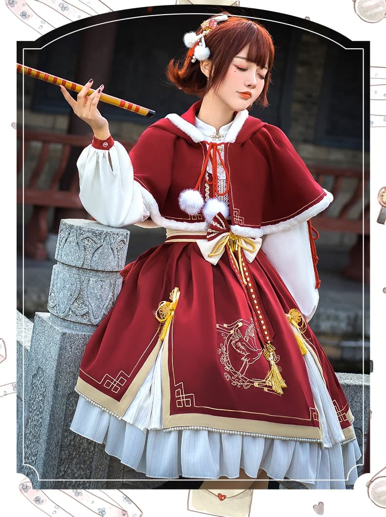 中華ロリータ チャイニーズウィターワンピース ロリータファッション