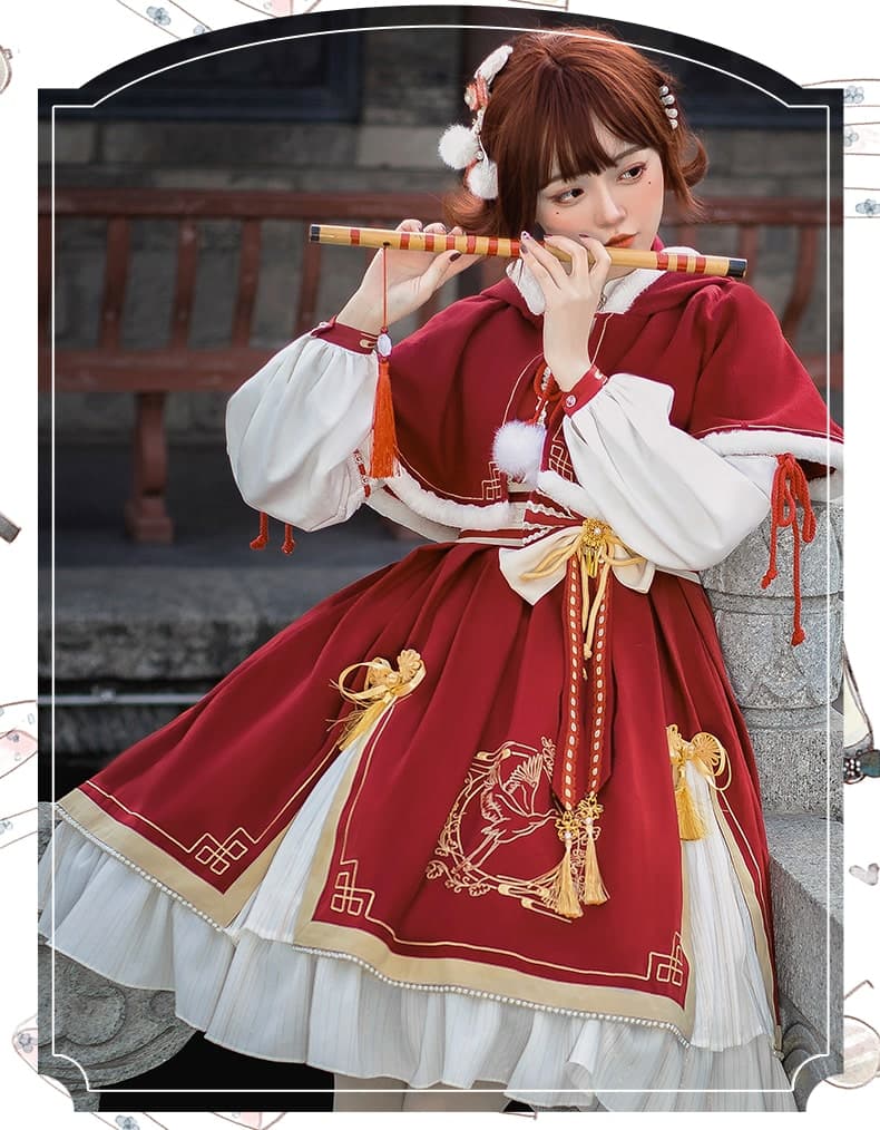 中華ロリータ チャイニーズウィターワンピース ロリータファッション