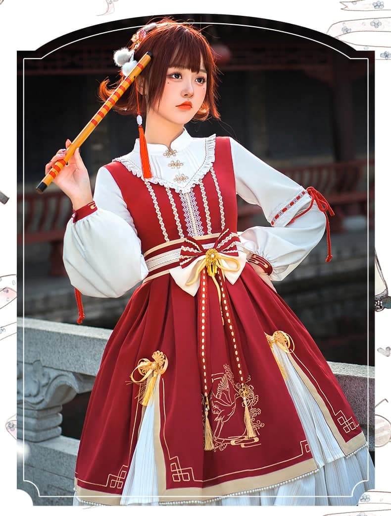 中華ロリータ チャイニーズウィターワンピース ロリータファッション